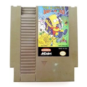 The Simpsons: Bart vs. the World (Nintendo NES, 1991) Authentic Cart Only Tested